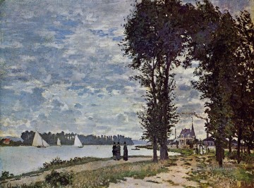  Seine Kunst - die Ufer der Seine bei Argenteuil Claude Monet